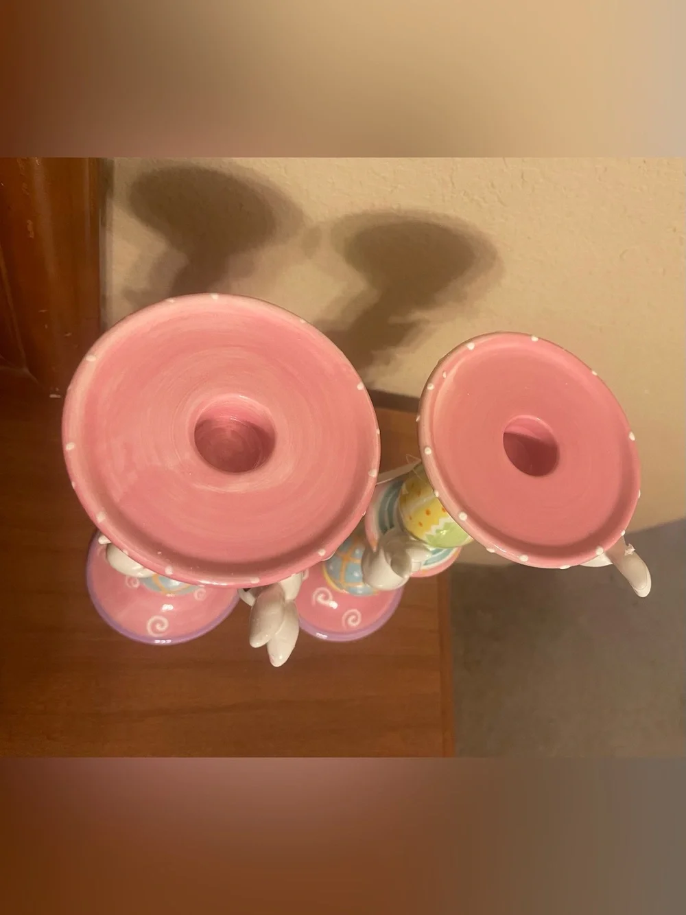 Bunny Tapered Candle Holders - Picture 2 of 3